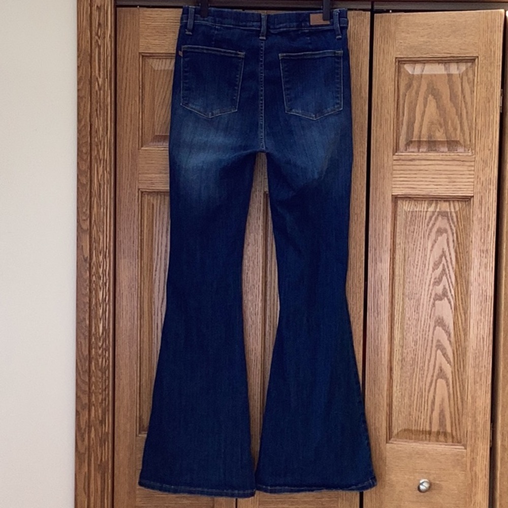 Judy Blue pull on super flare denim blue jeans - Picture 5 of 16